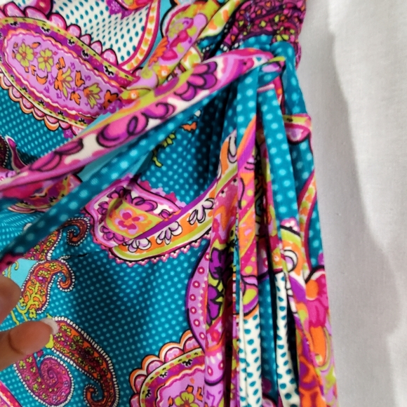 SKIRT / DRESS Paisley multi colour - Picture 4 of 7